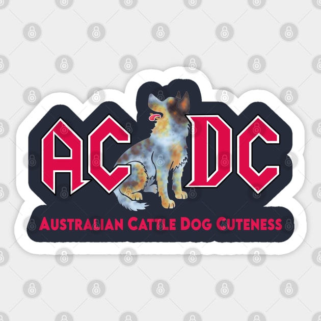 Blue Heeler ACD Sticker by Brash Ideas